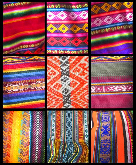 My husband had the privilege of traveling to Peru a few weeks ago. He took a group of students and they volunteered at a school. In their down time he got to explore the local markets of Chinchero,… Peruvian Textiles Pattern, Come Intrecciare, South American Textiles, Hispanic Art, South American Art, Peruvian Art, Peruvian Textiles, Room Renovation, Fabric Inspiration