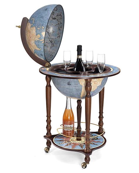 Globe Bar Cart, Globe Drinks Cabinet, Floor Globe, Globe Bar, Globe Vintage, World Globes, Home Bar Furniture, Mini Bars, Drinks Cabinet