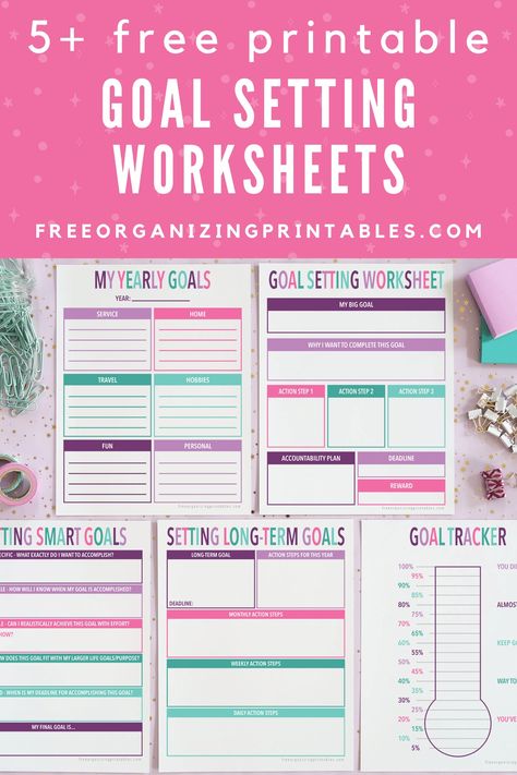 5+ Free Printable Goal Setting Worksheets that Get Results Simple Goal Setting Worksheet, Motivation Worksheets Free Printable, Free Goal Planner Printables, Goal Setting Worksheet Printables Free, Goal Printable Free, Goal Setting Worksheet Printables, Goal Planner Printable Free, Goal Action Plan, Routine Goals