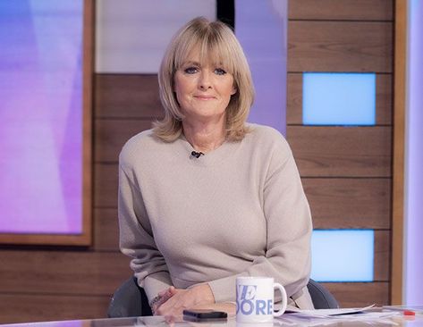 Loose Women's Jane Moore just wore the most flattering dress – and wow | HELLO! Jane Moore, Knitted Wrap, Street Brands, Knit Wrap Dress, Turtle Neck Jumper, Flattering Dress, Pippa Middleton, Midi Wrap Dress, Silk Gown