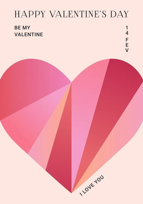 Trendy brutalism style poster with geometric shapes and gradients. Love concept. Modern minimalist abstract design of Valentines day card, banner, cover. Love Concept, Valentines Day Card, Card Banner, Graphic Design Poster, Brutalism, Be My Valentine, Heart Design, Valentines Cards, Happy Valentines Day