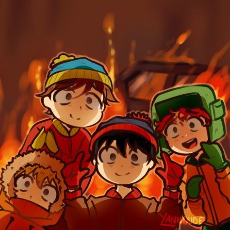 — The Four Boys﹕South Park — South Park Older, South Park Christmas Pfp, Cute South Park Fanart, The Main 4 South Park, South Park Main Four, Main Four South Park, South Park Bingo, South Park Group Fanart, Main 4 South Park