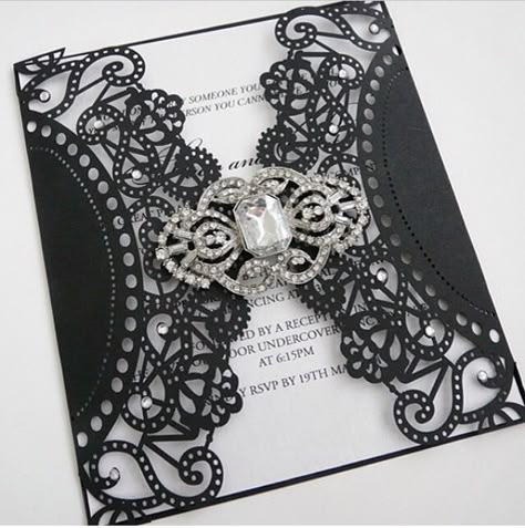 Gothic Theme Wedding, Black Quince Ideas, Black Quinceanera Theme, Quinceanera Venue, Silver Wedding Cards, Black Quinceanera, Gothic Wedding Invitations, Black Quinceanera Dresses, Dark Wedding Theme