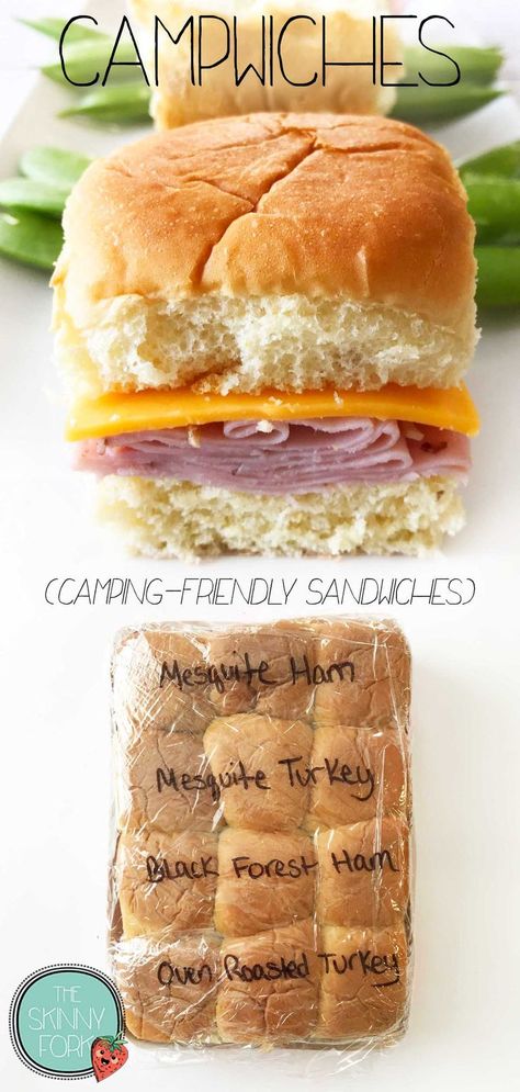 Picnic Sandwiches Recipes, Hiking Lunch Ideas Backpacking Food, Sandwiches For Camping, Travel Sandwiches, Camping Sandwiches, Rv Snacks, Travel Meals, Mini Meals, Picnic Sandwiches