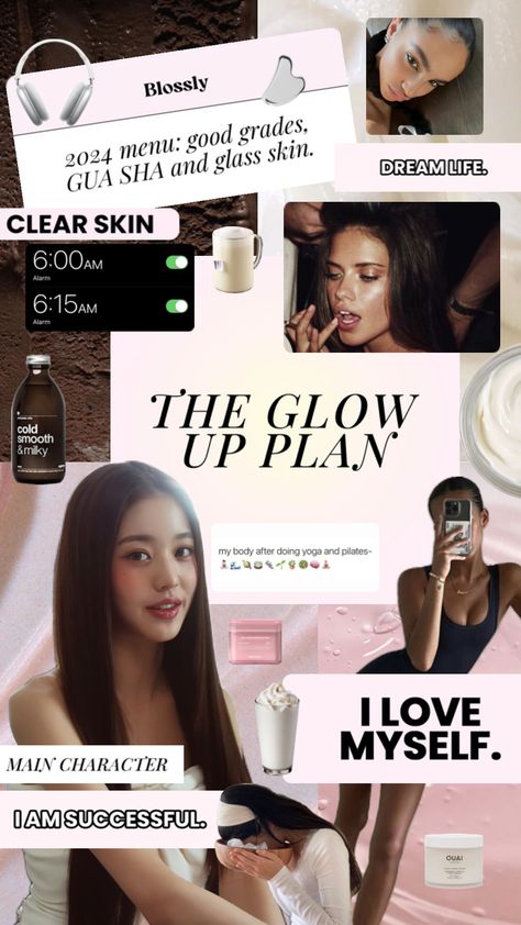 Glow Up Plan, Glow Up Checklist, Aesthetic Self Care, I Love Myself, Plump Lips, Ice Bath, Coffee Wallpaper, The Glow Up, Love Myself