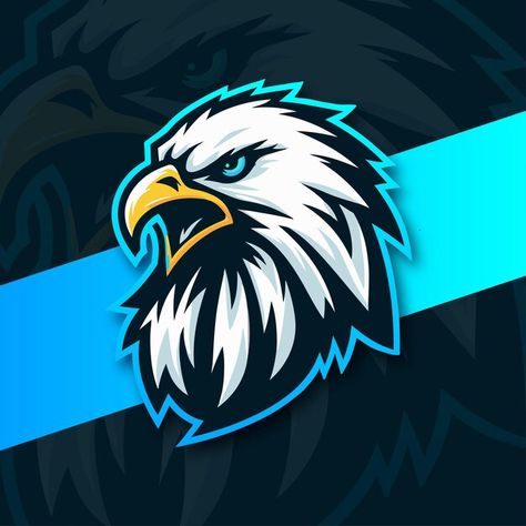 Eagle mascot logo | Premium Vector #Freepik #vector Team Builders, Eagle Vector, Eagle Mascot, Game Logo Design, Cute Tiny Tattoos, Eagle Logo, Mascot Logo, Game Logo, Tiny Tattoos