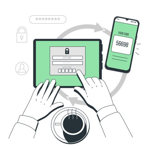 Two Factor Authentication, Password Wifi, Biometric Scanner, Computer Safety, Webpage Template, Shield Icon, Multi Factor Authentication, Coded Message, Wifi Password