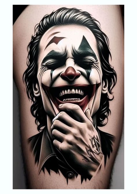 Tato Joker, Lion Chest Tattoo, Chest Tattoo Drawings, Joker Tattoo Design, Tattoo Cover Ups, Full Hand Tattoo, Avengers Tattoo, Full Sleeve Tattoo Design, Joker Tattoo