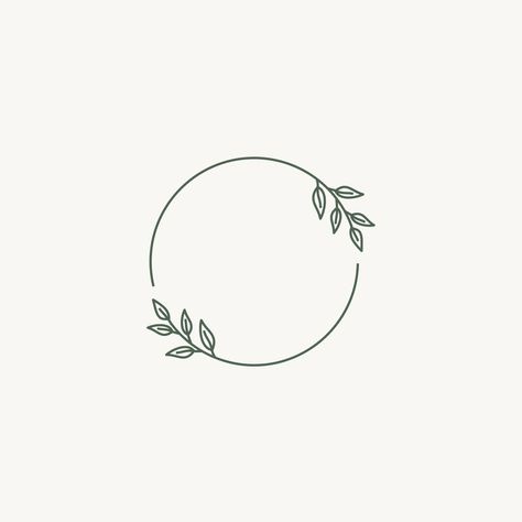 Circle Frame Logo, Circle Logo Template, Frog Logo, Logo Circular, Logo Frame, Badge Template, Circular Logo, Frame Logo, Logo Floral