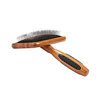 Bass Brushes Large Slicker Style Pet Brush with Bamboo Wood Handle and Rubber Grips >>> You can find more details by visiting the image link. (This is an affiliate link) Slicker Brush, Pet Brush, Style Dark, Dog Gear, Bamboo Handles, Dog Supplies, Dog Grooming, Wood Handle, Hair Tools