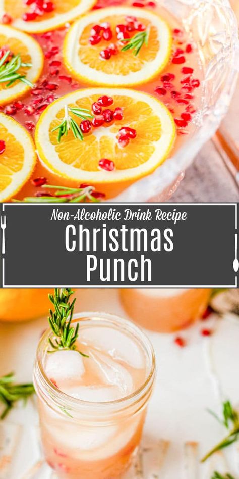 Sprite Punch Non Alcoholic, Non Alcohol Punch Recipes, Warm Christmas Drinks Nonalcoholic, Alcohol Free Christmas Punch, Best Punch Recipes Non Alcoholic, Xmas Punch Recipes, Wedding Punch Recipes Non Alcoholic, Christmas Punch Nonalcoholic, Holiday Punch Recipes Non Alcoholic