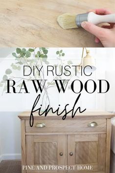 Raw Wood Furniture, Bleached Wood, Diy Furniture Renovation, Furniture Rehab, Home Inspo, Furniture Renovation, Diy Furniture Table, Raw Wood, Furniture Restoration