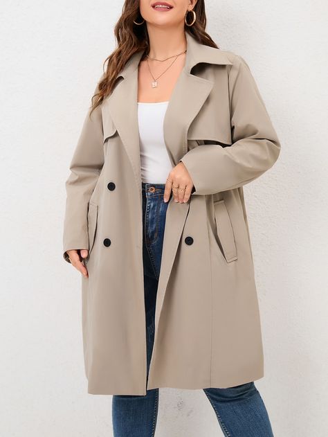 Green trench coat