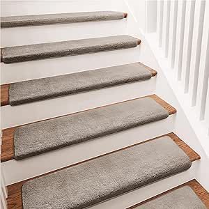 Bullnose Carpet Stair Treads, Stair Tread Covers, Carpet Treads, Step Treads, Hardwood Stairs, Carpet Stair Treads, Stair Tread Rugs, Stair Tread, Brown Carpet