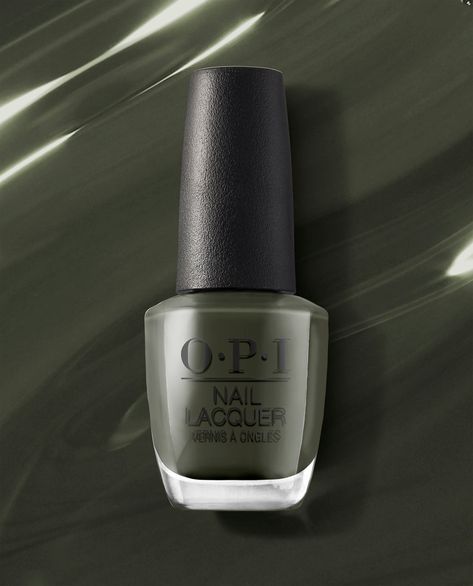 Things I’ve Seen in Aber-green - Nail Lacquer | Green Nail Polish | OPI Opi Gel Nails, Top Coat Nail Polish, Nail Supply Store, Fun Nail Colors, Fall Nail Trends, Green Nail Polish, Green Nail, Nail Strengthener, Opi Nail Lacquer