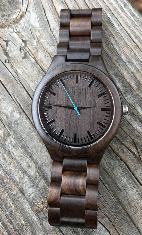 Wooden Watch Engraved, Mens Watches Minimalist, 1st Fathers Day Gifts, Christmas Gift Daughter, Stylish Watches Men, Wooden Watches For Men, Wooden Watches, Watch Engraving, Christmas Gifts For Husband