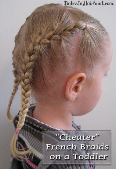 french braids on a toddler (with all those little baby hairs up front) French Braids, French Braid Hairstyles, All Hairstyles, Braid Hair, Braid Hairstyles, Box Braids Hairstyles, French Braid