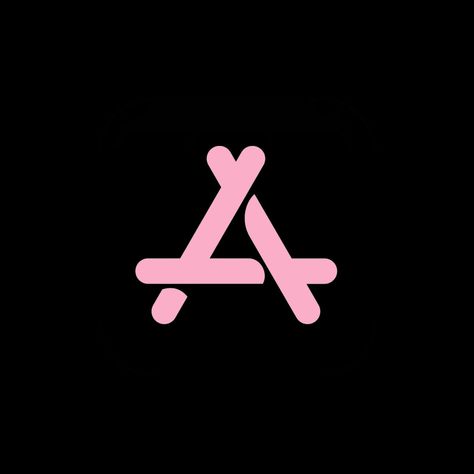 A Wallpaper Letter Love, All Apps Icon, Plain Wallpaper Iphone, Pink And Black Wallpaper, Whatsapp Theme, Rapper Wallpaper Iphone, Ipad Essentials, Ios App Iphone, Widget Design