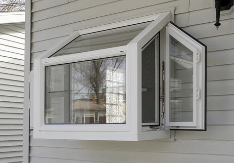 5500 Vinyl Garden Window - 5500 Home Garden Window | Simonton Kitchen Garden Window Over Sink, Glass Window Design, Window Design Ideas, Kitchen Garden Window, Greenhouse Window, Window Over Sink, Kitchen Bay Window, Kitchen Sink Window, Kitchen Window Design