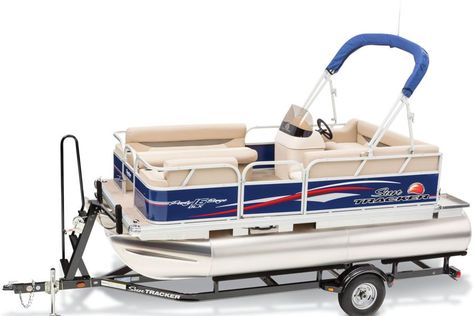 SUN TRACKER Boats : Recreational Pontoons : 2015 PARTY BARGE 16 DLX ET Photo Gallery Mini Pontoon Boats, Electric Boat Motor, Small Pontoon Boats, Fishing Pontoon Boats, Party Barge, Boat House Interior, Kayak Trailer, Truck Bed Camping, Tracker Boats