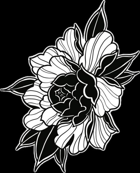 Tattoo Japonais, Traditional Tattoo Outline, Traditional Tattoo Stencils, Japanese Flower Tattoo, Traditional Tattoo Flowers, Drawing Designs, Floral Tattoo Sleeve, Eagle Tattoos, Plant Tattoo