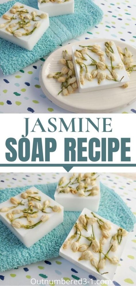 Soap Recipes For Beginners, Essential Oil Soap Recipe, Melt And Pour Soap Recipes, Shea Butter Soap Recipe, Honey Soap Recipe, Herbal Bath Recipes, Coffee Soap Recipe, Homemade Goat Milk Soap, Jasmine Soap