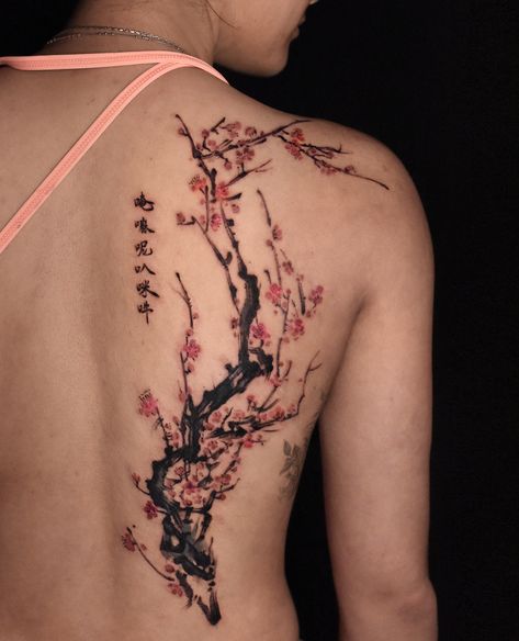 Tattoo uploaded by kaho inkshop • kaho inkshop-Plum blossom- Asian painting art Plum Blossom Tattoo, Liverpool Tattoo, Los Angeles Tattoo, Blue Rose Tattoos, Branch Tattoo, Explore Tattoo, City Tattoo, London Tattoo, Chest Tattoo Men