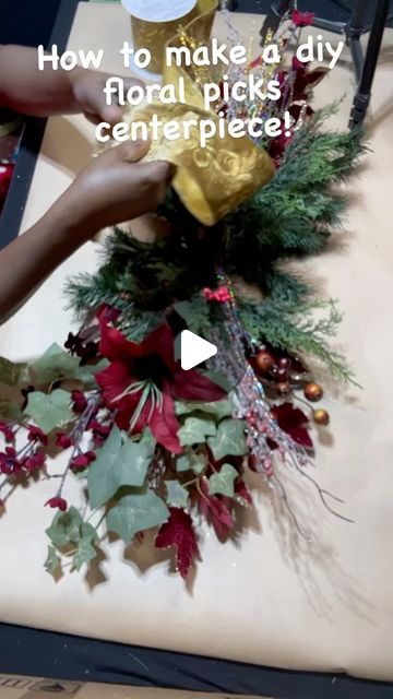 Teri Johnson on Instagram: "Holiday floral picks spray DIY!" Diy Sprays, Floral Picks, Holiday Floral, Floral Spray, Spray, Floral, On Instagram, Instagram