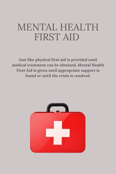 Mental Health First Aid (MHFA) is the support provided to a person who may be experiencing a decline in their mental well-being or a mental health crisis. Mental Health Technician, Mental Health First Aid, Res Life, Care Coordination, Classroom Discussion, Mental Health Crisis, Health Careers, Aid Kit, New Career