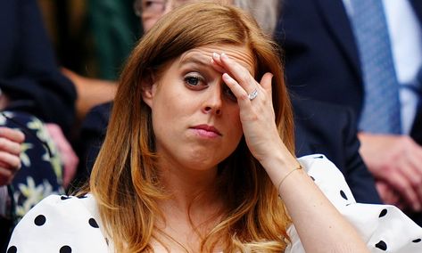 Princess Beatrice's engagement ring worth £50k more than Meghan Markle's | HELLO! Princess Beatrice Engagement Ring, Princess Eugenie Engagement Ring, Meghan Markle Engagement Ring, Meghan Markle Engagement, Royal Engagement Rings, Romantic Italian, Jack Brooksbank, Pregnant Princess, Celebrity Bride