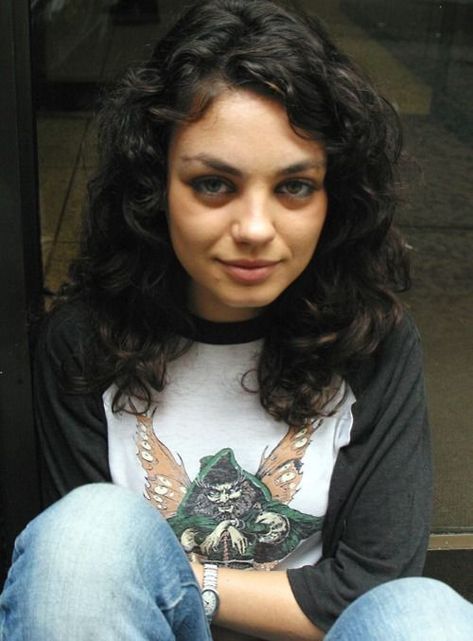 Dedicated to all who laughed, shouted, and cried with these '70s teen… #fanfiction #Fanfiction #amreading #books #wattpad Mila Kunis, Curly Hair, A Woman, Hair