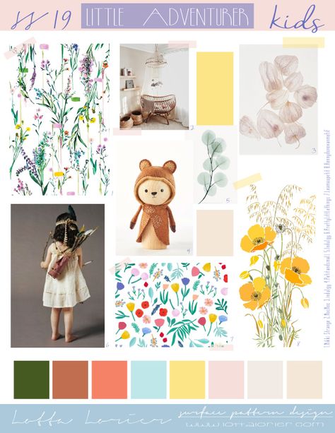 MOOD BOARD KIDS SS19 Kids Mood Board, Childrenswear Trends, Fashion Trending Moodboard, Kidswear Trends, Mode Prints, Fashion Trend Board, Kids Mood, Kids Fashion Trends, Baby Trend