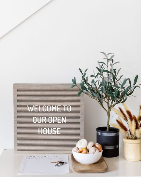 Open House Set Up, Open House Ideas, Manager Tips, Open Houses, First Time Home Buyers, The Neighborhood, Open House, Apartment Decor, Number One