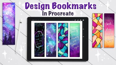 Paint Bookmarks, Make Bookmarks, Procreate Painting, Gaussian Blur, Free Brushes, Skillshare Classes, Procreate Ipad Art, Procreate Tutorial, Scratch Art