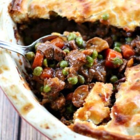 Beef Pot Pie – Good Dinner Mom Beef Pot Pie Recipe, Leftover Prime Rib, Beef Pot Pie, Beef Pie, Steak Pie, Leftover Roast Beef, Beef Pot Pies, Beef Pies, Beef Dinners