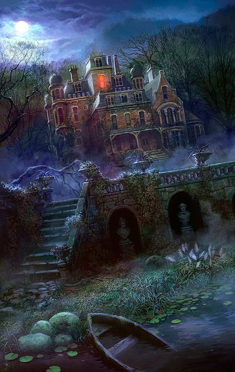 ✨Come Inside✨ Household Spirits, Image Halloween, Spooky Places, 다크 판타지, Fantasy Places, Halloween Images, Haunted Houses, Haunted Places, Love Halloween