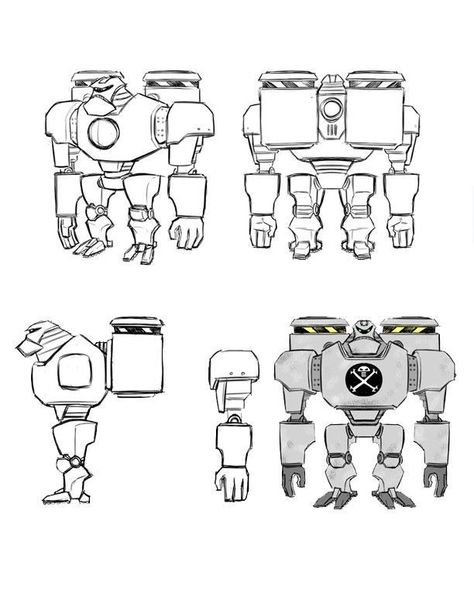 Lego Blueprint, Robot Design Sketch, Character Turnaround, Robot Cartoon, 3d Love, Caracter Design, Character Model Sheet, Model Sheet, Robot Design