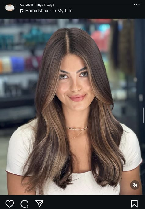 Indian Skin Hair Highlights, Caramel Front Highlights, Brown Hair Front Highlights, Balayage Hair Colour For Indian Skin, Balayage Hair Indian Skin, Haircolour Ideas For Indian Skin, Hair Color For Dark Skin Tone Indian, Hair Colours For Brown Skin Indian, Hair Color For Brown Skin Indian