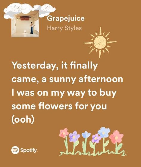 Harry Styles Lyrics, Flower Lyrics, Harry Styles Songs, Style Lyrics, Spring Song, Harry Styles Aesthetic, Music Collage, Cute Texts For Him, Flowers For You