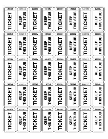 A set of numbered raffle tickets for events, parties and activities. Raffle Ticket Template Printable, Raffle Numbers, Raffle Ticket Template Free, Ticket Template Printable, Ticket Party Invitations, Ticket Template Free, Raffle Tickets Printable, Raffle Tickets Template, Printable Tickets