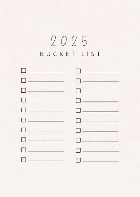 bucketlist 2025 2025 Goal Template, 2025 List Goals, 2025 Goals List Template, 2025 Bucket List Template, 2025 Goal List, Bucket List For 2025, My Goals 2025, 2025 Goals Aesthetic List, 2025 To Do List