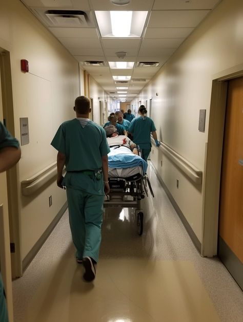 photo of hospital staff carrying patient on gurney in Miami hospital hallway, posted to Snapchat stories in summer in the style of hospital staff Hospital Fake Picture, Surgery Pictures Hospitals, Library Kiss, Hospital Bed Snapchat Stories, Bed Snapchat, People In The Hospital, Nature Futuristic, Working In Hospital, Uk Hospital