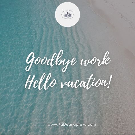 Goodbye work, Hello vacation! 🌴✈️ Unplug, unwind, and indulge in the art of relaxation. Your dream escape awaits with KaDeana Prévu Events and Travel. Let the adventure begin! 💼🌟 #EscapeWithKaDeana #VacationModeActivated #eventplanner #pnwweddings #airbnbconsultant #venueconsultant #travel #bacheloretteparties #destinationbachelorette #weddingcordinator #PacificNorthwestWeddingPlanner #PNWplanner #DestinationWedding #destinationweddingplanner Wedding Cord, Dream Escape, Let The Adventure Begin, Destination Wedding Planner, Vacation Mode, Wedding Event Planning, And So The Adventure Begins, Event Venues, Event Planner