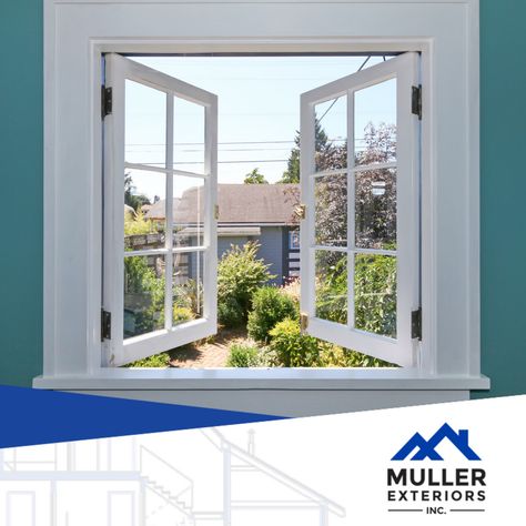 Whether you're building a new home or improving the home you're in, vinyl windows are a great choice: https://mullerexteriors.com/ #MullerExteriors #LakeZurich #familyowned #roofreplacement #roofrepair #chicagoroofing #siding #windowreplacement #sidinginstallation #newsiding #vinylsiding Interior Window Trim, Classy Rooms, Small Sheds, Window Casing, Interior Windows, Window Types, Window Replacement, Casement Windows, Spare Bedroom