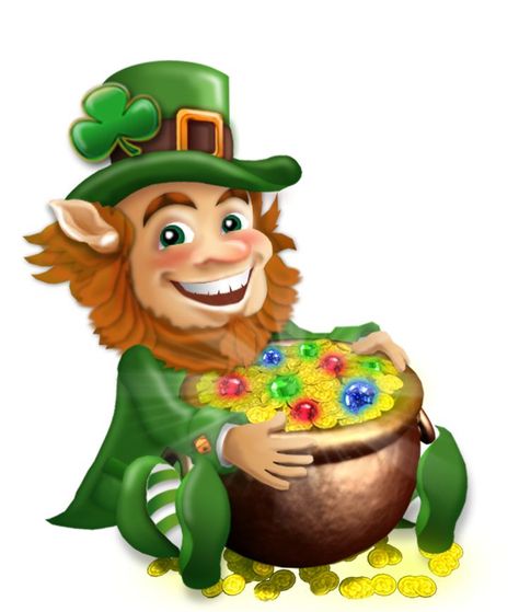 Leprechaun Clipart, St Patricks Day Pictures, St Patricks Day Clipart, St Patricks Crafts, Top Of The Morning, Pot Of Gold, Luck Of The Irish, Background Png, Png Clipart