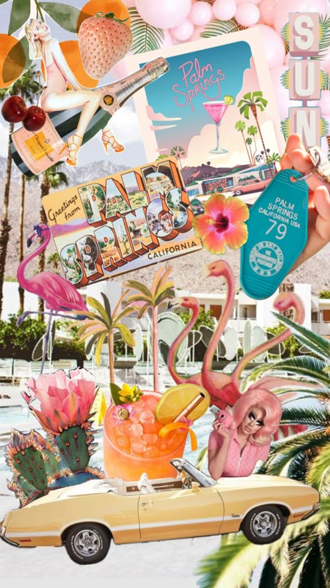 #palmsprings #palmspringsaesthetic #trixiemattel #trixiemotel 50s Palm Springs Aesthetic, 1970s Pool Party, Retro Palm Springs Pool Party, Vintage Palm Springs Bachelorette, Retro Beach Party Decorations, Palm Spring Party, Vintage Palm Springs Party, 30th Birthday Beach Party, Retro Palm Springs Bachelorette