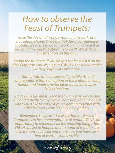 Sabbath Traditions, Feast Of Trumpets Food, Feast Of Trumpets 2023, Day Of Trumpets, Feast Of Trumpets For Kids, Feast Of Trumpets, Biblical Feasts And Festivals, Feast Of The Trumpets, Feasts Of Trumpets