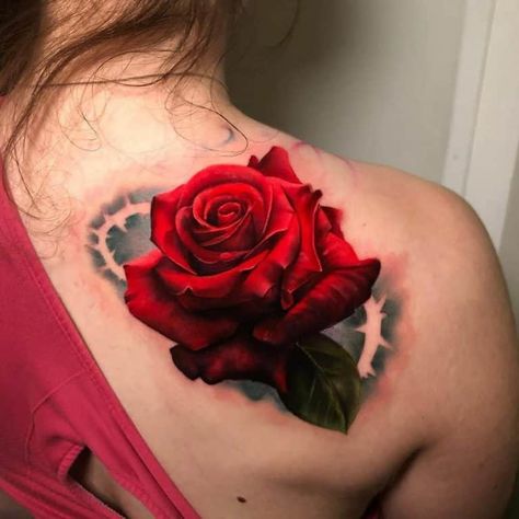 Top 51 Best Rose Shoulder Tattoo Ideas - [2020 Inspiration Guide] Women’s Shoulder Tattoo Ideas, Roses On Shoulder, A Rose Tattoo, White Rose Tattoos, Flower Reference, Realistic Rose Tattoo, Pink Rose Tattoos, Rose Shoulder Tattoo, Rose Tattoos For Women