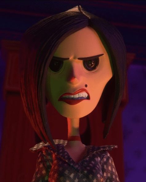 The other mothe rin Coraline could be an insiration for an unpleasant human adult female such as a step mother or governess (or perhaps real mother?) Other Mother Coraline, The Other Mother, Coraline Art, Coraline Movie, Coraline Aesthetic, Other Mother, Coraline Jones, Animation Art Sketches, Other Mothers