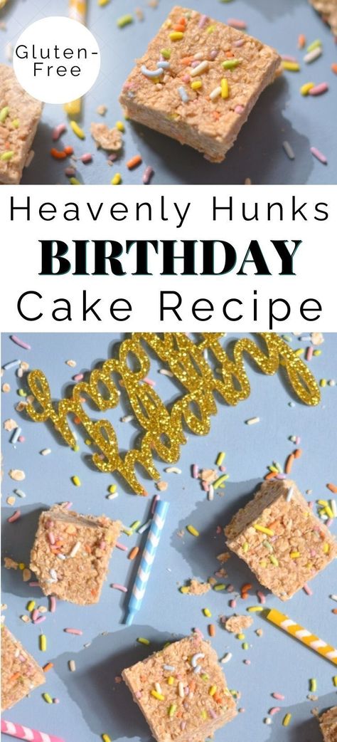 Nutritious and delicious, this Heavenly Hunks Birthday Cake recipe is a copycat of those viral gluten-free cookies we have all been munching on our way home from Costco! They are a no-bake treat that is gluten-free, vegan, and can be whipped up in under 30 minutes. Crunchie Bar Birthday Cake, Heavenly Hunks Recipe Copycat Healthy, Heavenly Hunks Recipe Copycat, Heavenly Hunks Recipe, Edible Cookie Dough Birthday Cake, Crumbl Cookie Birthday Cake Copycat, Costco Birthday Cake Hack, Costco Birthday Cakes, Cookie Cake Birthday